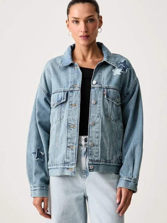 Obrázek produktu Levi's džínová bunda dámská 90S TRUCKER modrá