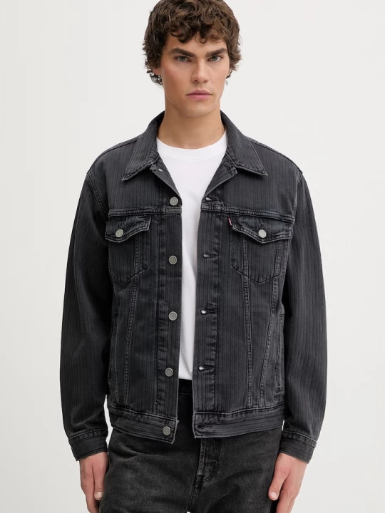 Obrázek produktu Levi's Džínová bunda Levi's RELAXED FIT černá
