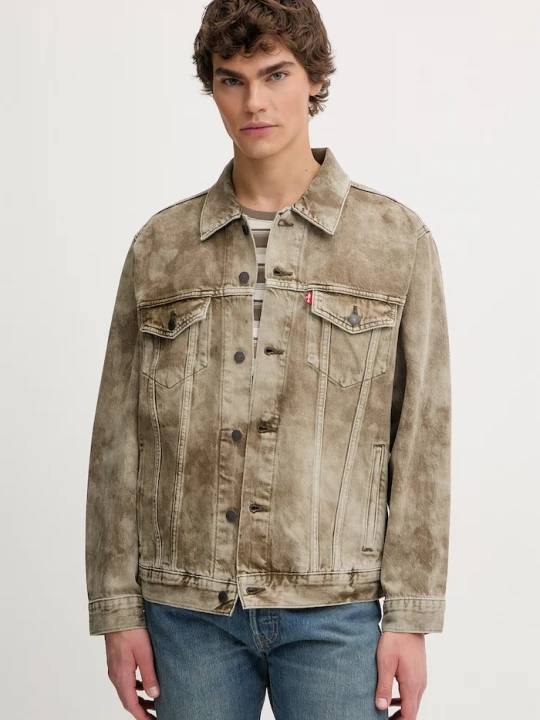 Obrázek produktu Levi's Džínová bunda Levi's RELAXED FIT zelená
