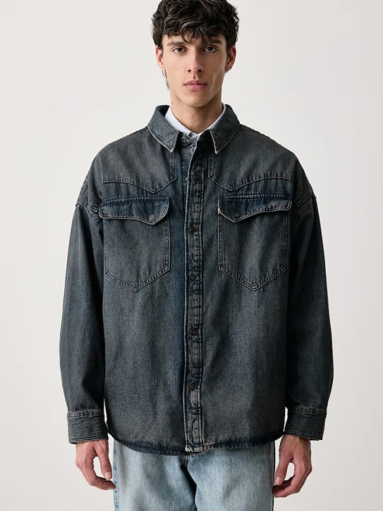 Obrázek produktu Levi's džínová bunda pánská LENOX WESTERN OVERSHIRT modrá