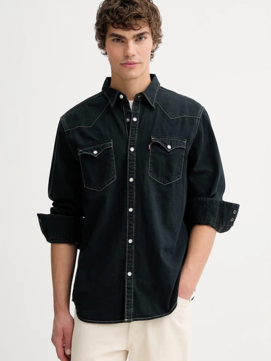 Obrázek produktu Levi's Džínová košile Levi's BARSTOW WESTERN STANDARD černá