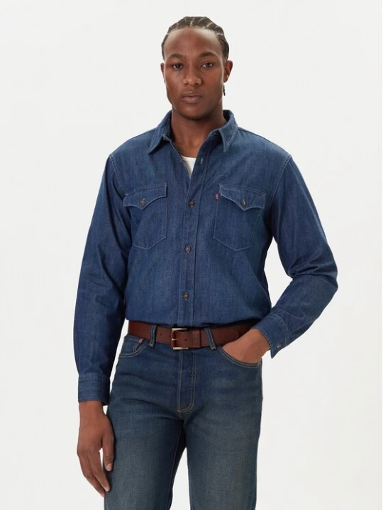 Obrázek produktu Levi's® džínová košile Western A1919-0061 Tmavomodrá Relaxed Fit