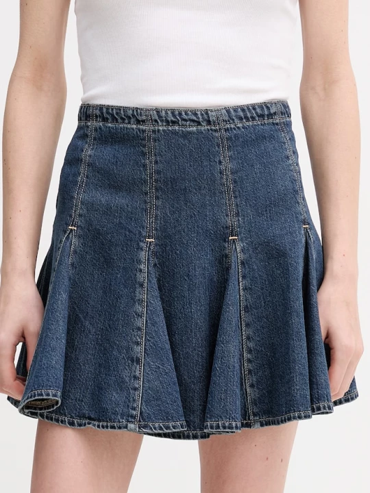 Obrázek produktu Levi's Džínová sukně Levi's GODET MINI námořnická modř