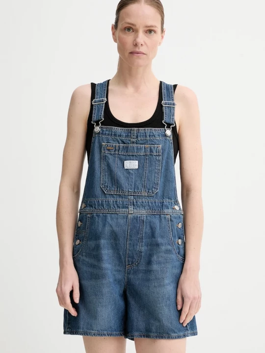 Obrázek produktu Levi's Džínové lacláče Levi's UTILITY SHORTALL modrá