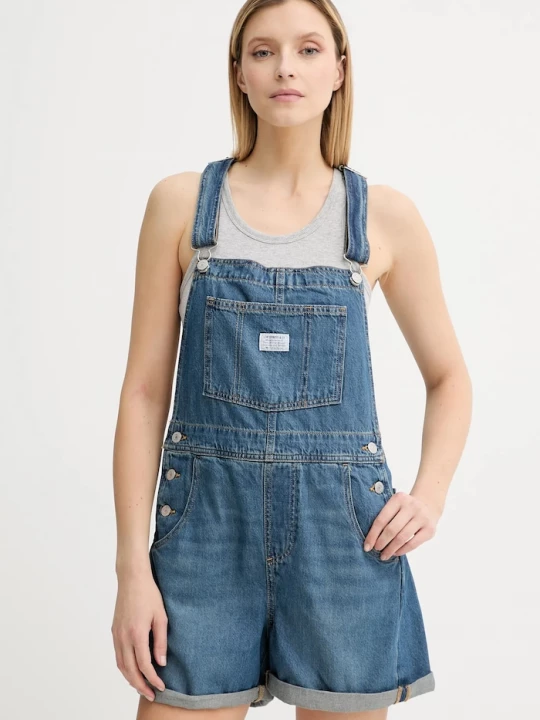 Obrázek produktu Levi's Džínové lacláče Levi's VINTAGE SHORTALL modrá