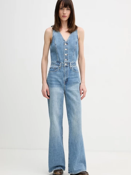 Obrázek produktu Levi's Džínový overal Levi's DNM VEST WIDELG modrá