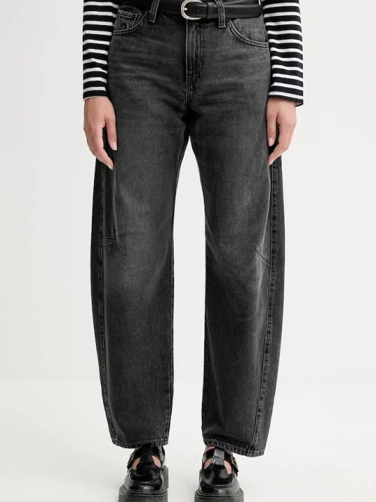 Obrázek produktu Levi's džíny barrel dámské BAGGY DAD BARREL černá