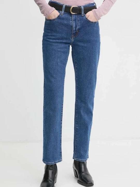 Obrázek produktu Levi's slim fit džíny dámské 724 HIGH RISE STRAIGHT modrá