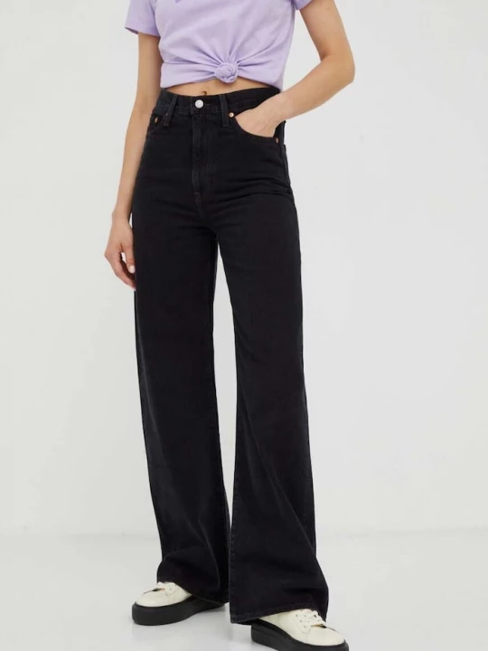 Obrázek produktu Levi's Džíny RIBCAGE WIDE LEG černá