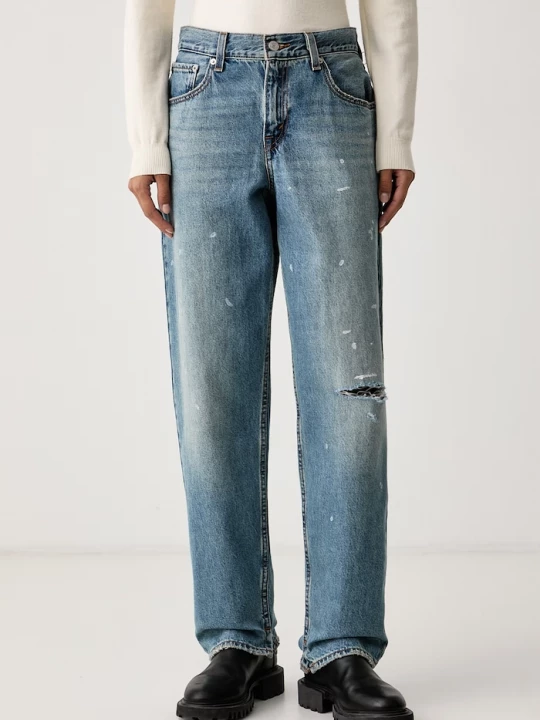 Obrázek produktu Levi's džíny loose dámské LOOSE TAPER H226 modrá