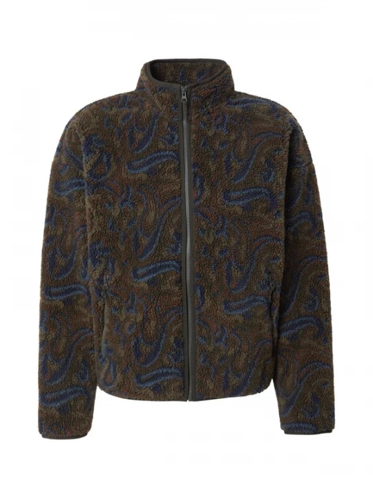 Obrázek produktu LEVI'S ® Fleecová mikina 'Nolan' námořnická modř / hnědá / khaki / olivová