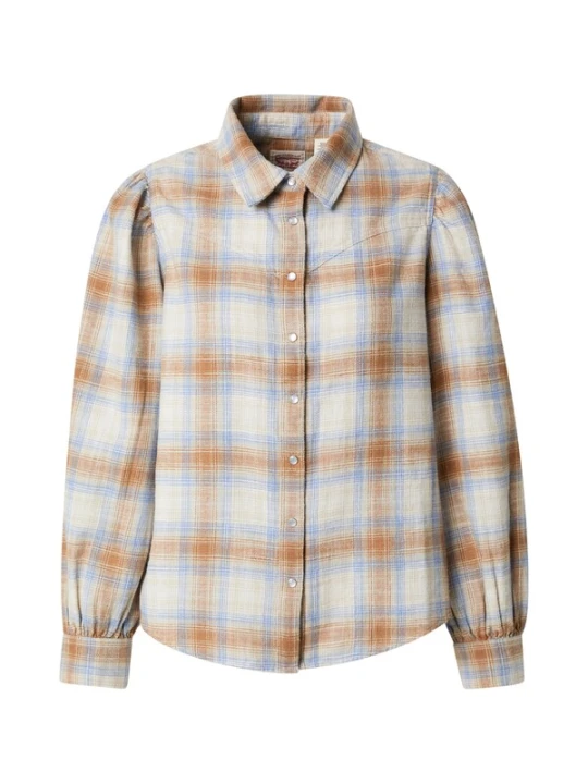 Obrázek produktu LEVI'S ® Halenka 'JUNA' krémová / světlemodrá / kaštanově hnědá / offwhite
