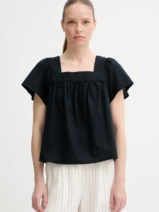 Obrázek produktu Levi's Halenka se lněnou směsí Levi's AMBRE BABYDOLL TANK černá