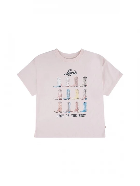 Obrázek produktu Levi's Kids Tričko 'LEVI'S kids LVG BOOTS OVERSIZED SS TEE T-SHIRT' pink