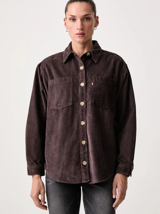 Obrázek produktu Levi's košile dámská manšestrová IRIS OVERSHIRT hnědá