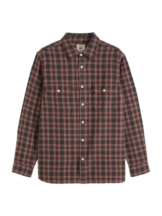 Obrázek produktu LEVI'S ® Košile 'JACKSONWORKER' béžová / námořnická modř / hnědá / tmavě červená