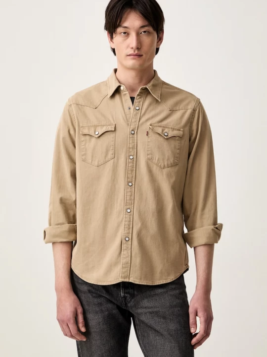Obrázek produktu Levi's košile pánská bavlněná BARSTOW WESTERN STANDARD béžová