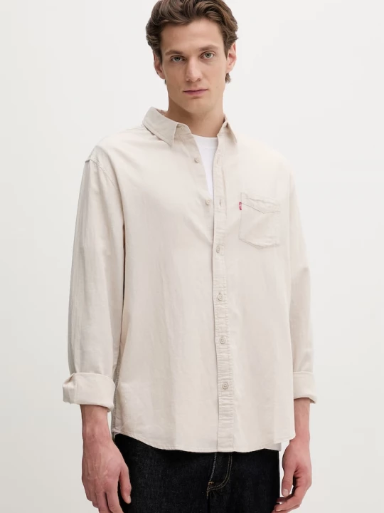 Obrázek produktu Levi's košile pánská bavlněná SUNSET 1 POCKET béžová