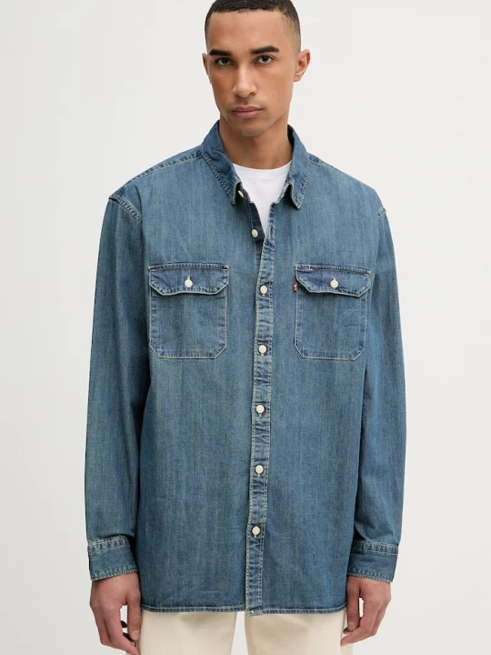 Obrázek produktu Levi's košile pánská džínová JACKSON WORKER modrá