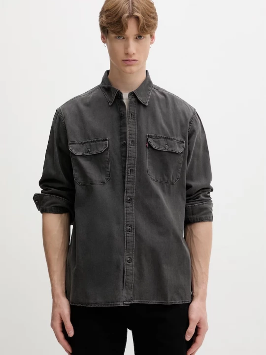 Obrázek produktu Levi's košile pánská džínová JACKSON WORKER šedá
