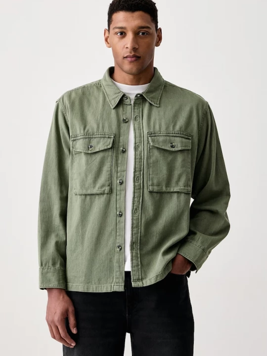 Obrázek produktu Levi's košile pánská džínová WALLER RELAX zelená