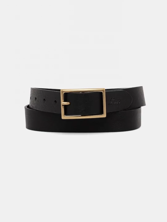 Obrázek produktu Levi's Kožený pásek Levi's RECTANGLE BUCKLE černá