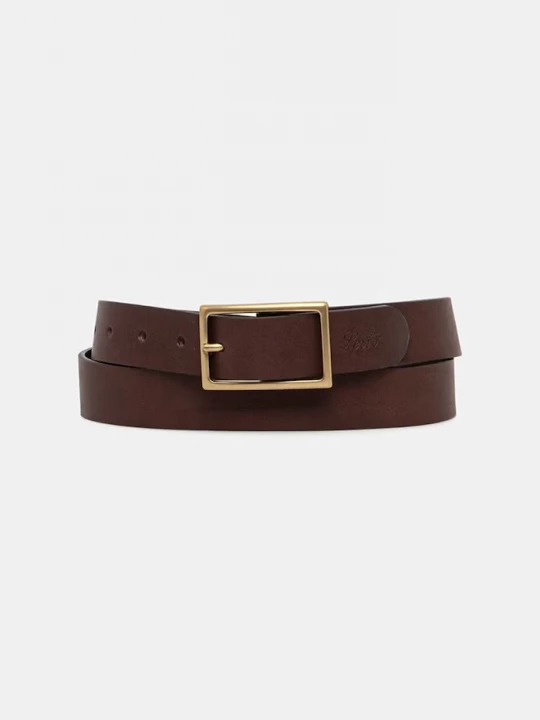 Obrázek produktu Levi's Kožený pásek Levi's RECTANGLE BUCKLE hnědá