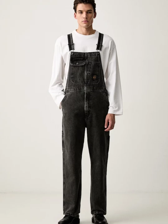 Obrázek produktu Levi's lacláče pánské LOOSE OVERALLS x WORKWEAR černá