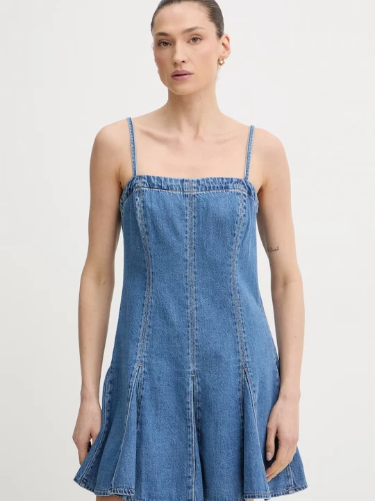 Obrázek produktu Levi's letní šaty džínové DENIM GODET modrá