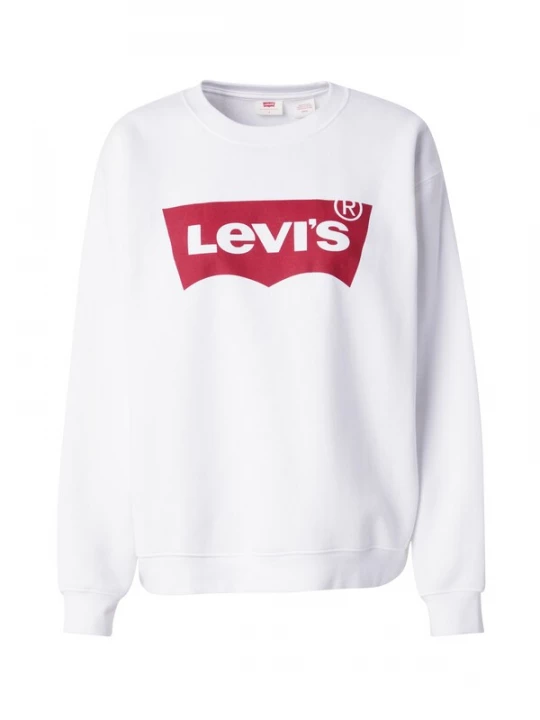 Obrázek produktu LEVI'S ® Mikina 'Graphic Everyday Crewneck Sweatshirt'  červená / bílá