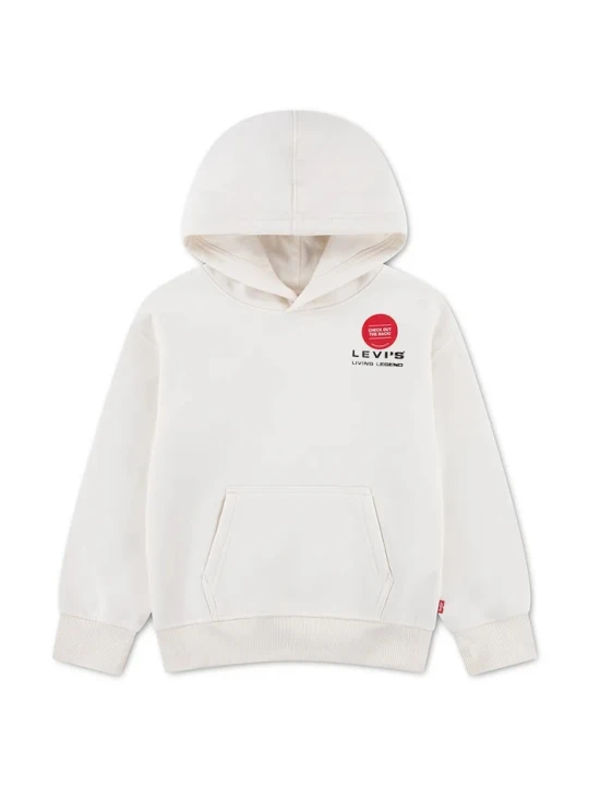 Obrázek produktu Levi's mikina s kapucí dětská s bavlnou SKATE LEGEND HOODIE béžová