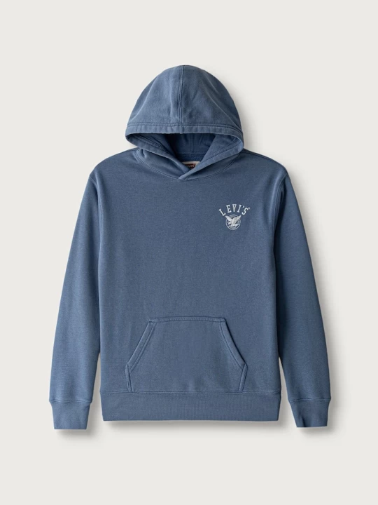 Obrázek produktu Levi's mikina s kapucí dětská s bavlnou THE ORIGINAL VINTAGE HOODI modrá