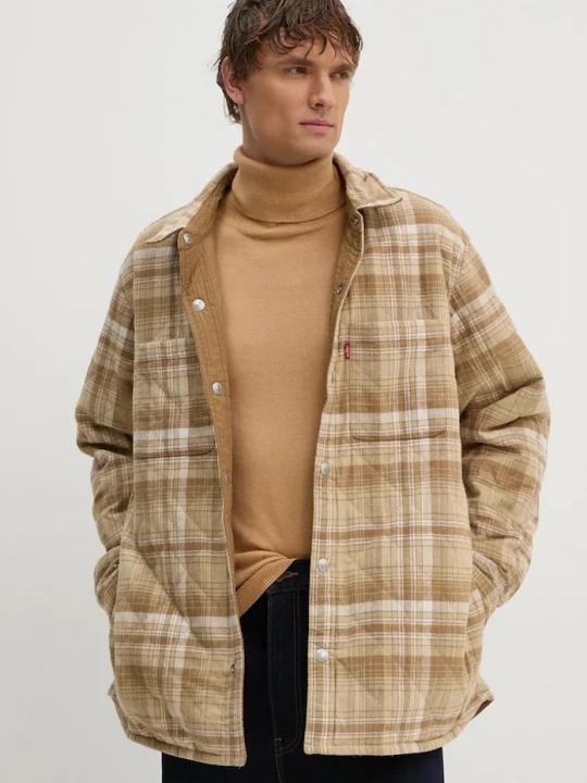 Obrázek produktu Levi's Oboustranná džínová bunda Levi's béžová