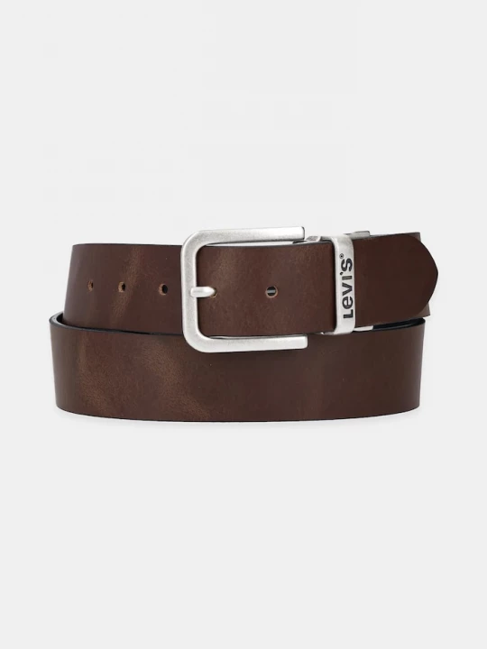 Obrázek produktu Levi's oboustranný pásek pánský kožený REVERSIBLE CORE hnědá