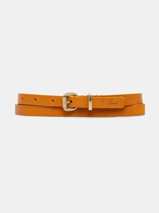 Obrázek produktu Levi's pásek dámský kožený DILLON NARROW oranžová