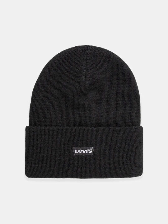 Obrázek produktu Levi's pletená čepice dětská LAN TONAL EMBROIDERED BEANIE černá