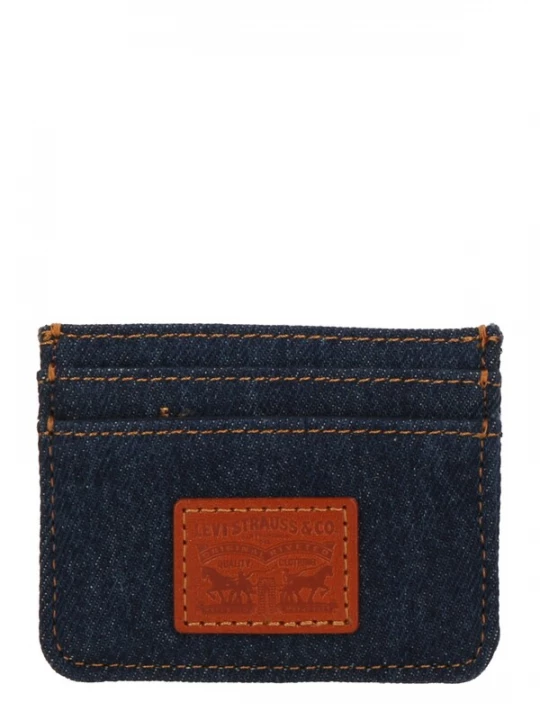 Obrázek produktu LEVI'S ® Pouzdro 'Levi's® Denim Card Holder' modrá džínovina / hnědá