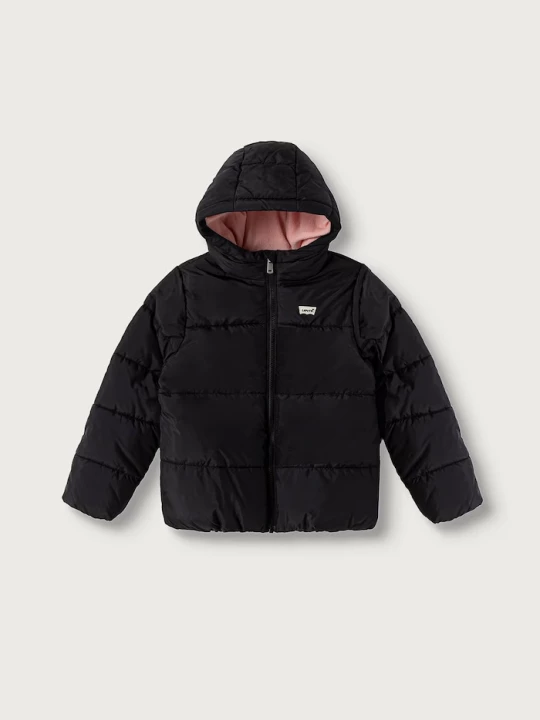Obrázek produktu Levi's prošívaná bunda dětská CORE BATWING PUFFER černá