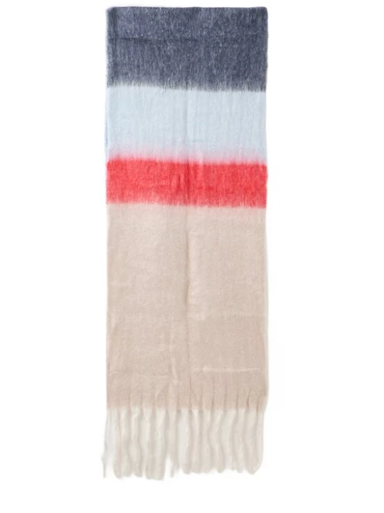 Obrázek produktu LEVI'S ® Šála 'JOLEA' režná / pastelová modrá / modrý melír / červená