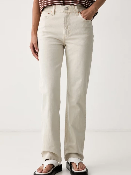 Obrázek produktu Levi's slim fit džíny dámské RIBCAGE SLIM béžová