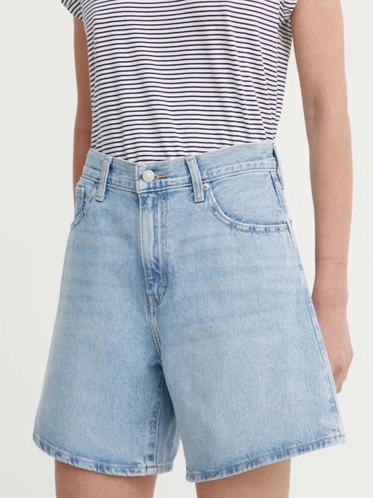 Obrázek produktu Levi's šortky dámské džínové HIGH BAGGY SHORT modrá