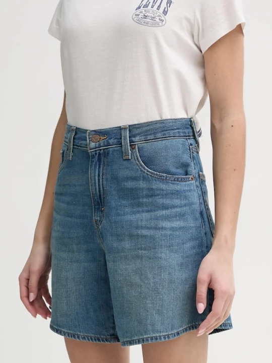 Obrázek produktu Levi's šortky dámské džínové HIGH BAGGY SHORT modrá