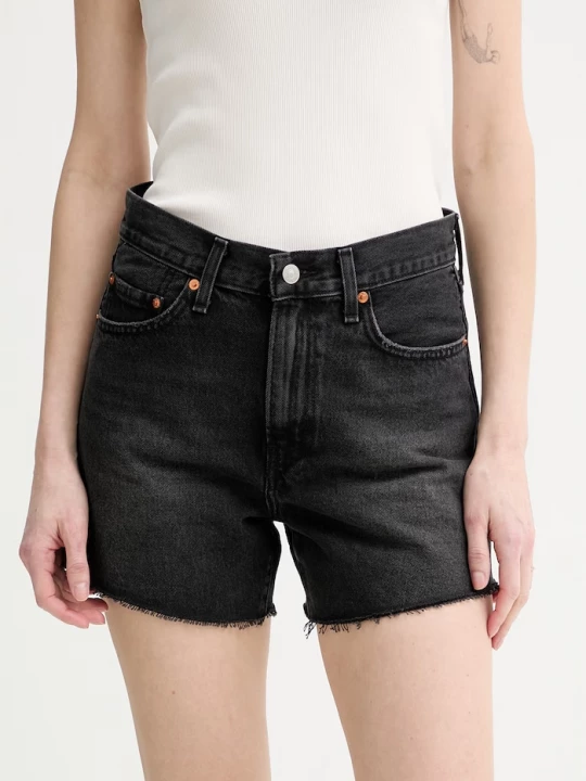 Obrázek produktu Levi's šortky dámské džínové RIBCAGE A-LINE černá