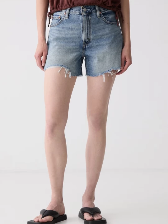Obrázek produktu Levi's šortky dámské džínové RIBCAGE A-LINE modrá