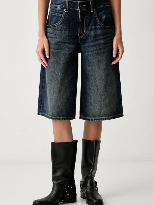 Obrázek produktu Levi's šortky dámské džínové SUPER BAGGY JORT modrá