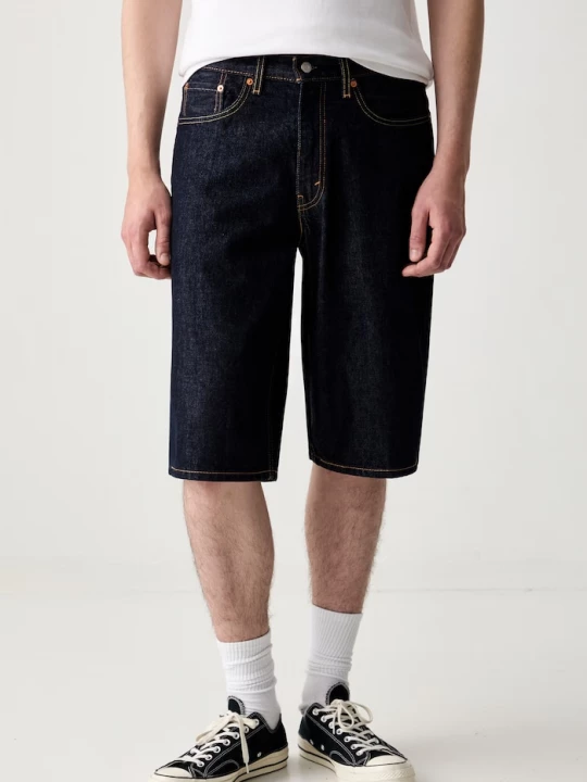 Obrázek produktu Levi's šortky pánské džínové 470 BAGGY námořnická modř