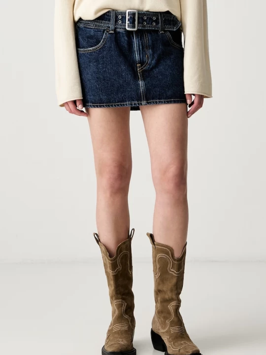 Obrázek produktu Levi's sukně džínová BELTED MINI námořnická modř