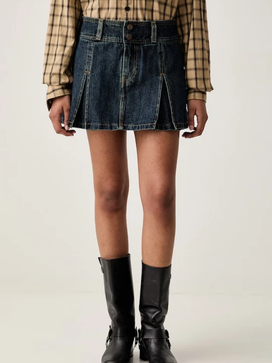 Obrázek produktu Levi's sukně manšestrová INVERTED PLEAT MINI námořnická modř