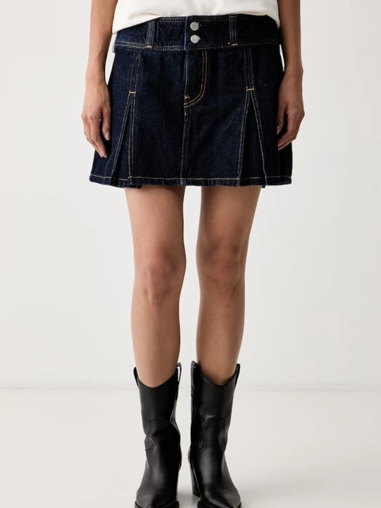 Obrázek produktu Levi's sukně manšestrová INVERTED PLEAT MINI námořnická modř