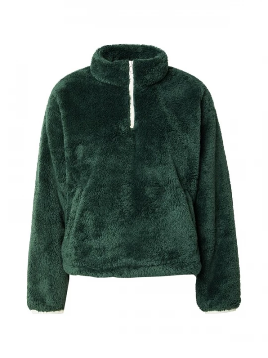 Obrázek produktu LEVI'S ® Svetr 'Gemma Sherpa 1 / 4 Zip Sweatshirt' tmavě zelená